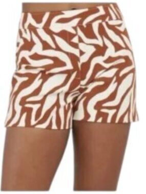 Spanx On-The-Go Zebra Stripe Shorts Small